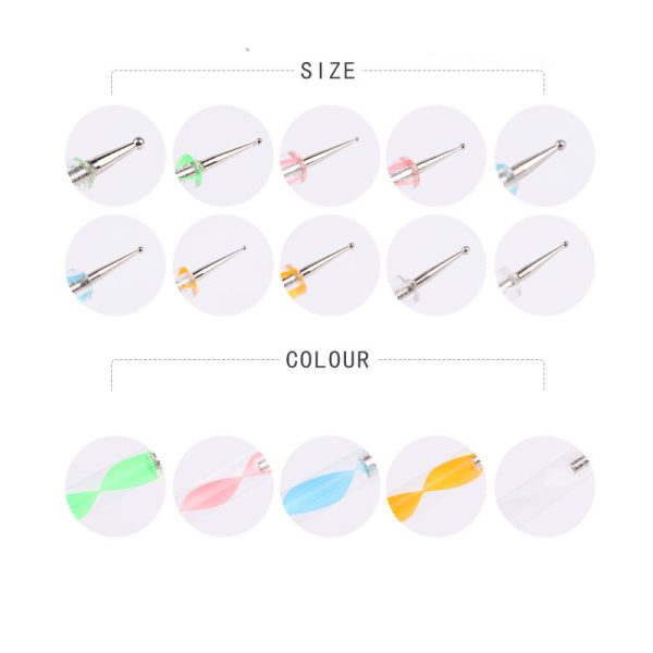 Acrylic Handle Nail Drill Pen